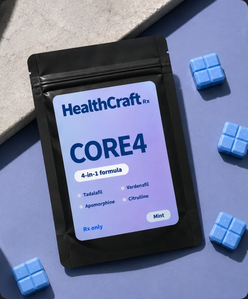 HealthCraft CORE4 pouch on a stone surface